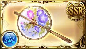 蕣花透扇